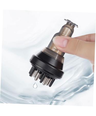 Durable Scalp Applicator Essential Oil Device - Comb & Massager for Scalp Care | 4x4cm Black - Buy Online on GoSupps.com