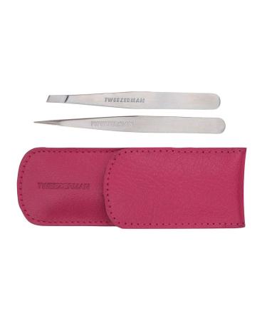 Tweezerman Petite Tweeze Set with Pink Case Model No. 4048-PKR - Buy Online on GoSupps.com