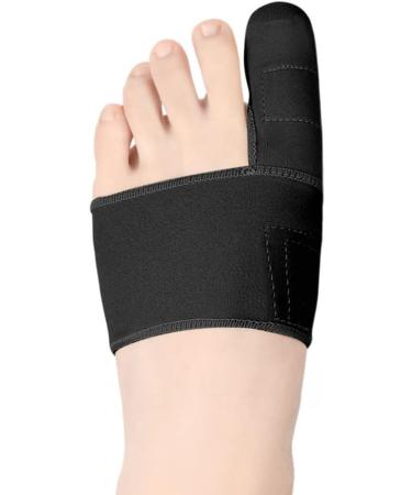 GLEAVI 2pcs Wrapped Toe Spacers Bunion Correctors | Breathable Toe Separators for Foot Skin | Skin Color/Black - Buy Online on GoSupps.com