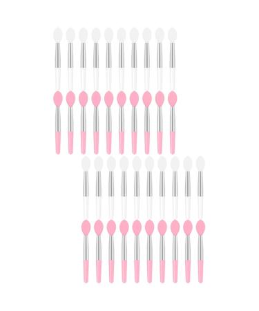 FRCOLOR 40 Pcs Silicone Lip Brush Lipstick Brush Applicator Glossy Lip Stain Makeup Lip Gloss Makeup Beauty Tool Kits Eyeshadow Eyebrow Cosmetic Soft Head