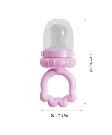 Universal Silicone Pacifier for Newborns - Fruit Feed Pacifier | Ideal Gift for Birthdays Children's Day Easter New Year & Christmas - Lila - Buy Online on GoSupps.com