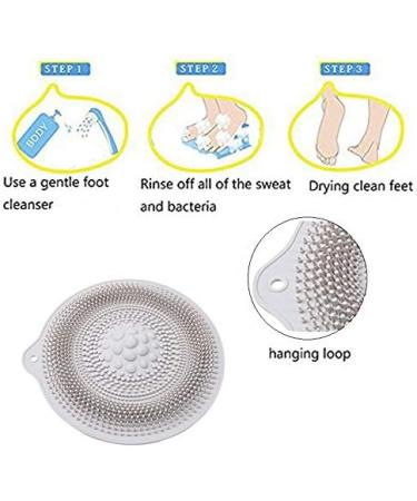 Desikixudy Foot Scrubber Pad Shower Spray Foot Remover Friction Cleaner SPA Pad - Buy Online on GoSupps.com
