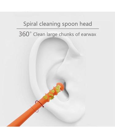 SSWERWEQ Ear wax removal tool 360 Swab Ear Wax Removal Tool Ear Cleaning Sticks Earpick Remover Silicone Ear Pick Double Ear Cleaner (Color : Schwarz) Black - Buy Online on GoSupps.com