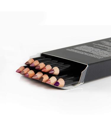 12pcs Waterproof Long Lasting Lip Liner Set - Perfect for Lip Contouring & Makeup - International Shipping Available - Buy Online on GoSupps.com