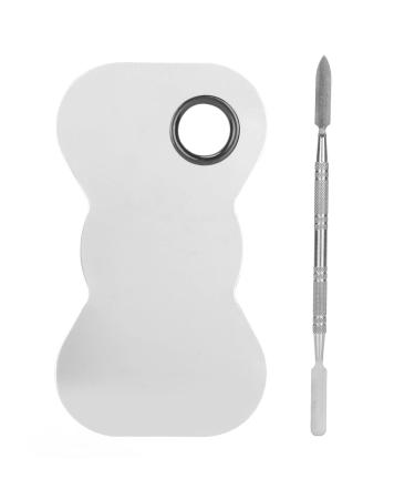 Cosmetic Makeup Palette Set Stainless Steel Makeup Palette Spatula Professional Tool for Mixing Eyeshadow Lipstick Pigment Nail Polish