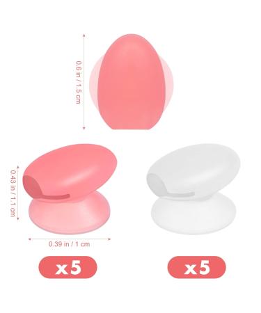 Beaupretty 10PCS Lip Brush Cover Silicone Applicators - Makeup Brush Guards for Women - Perfect for Lip Masks & Beauty Care - Buy Online on GoSupps.com