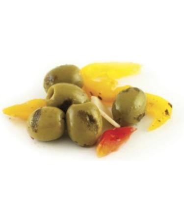 Divina Grilled Green Olives Pitted - 290 ml - Buy Online on GoSupps.com