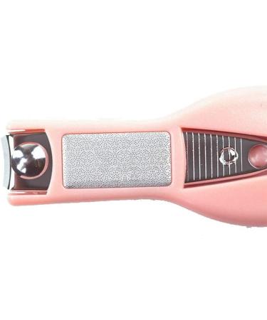 UNbit Nail Clipper Adult Nail Scissors Plastic/Stainless Steel Pink 67mm Nail Scissors Foldable Anti-Splash - Buy Online on GoSupps.com