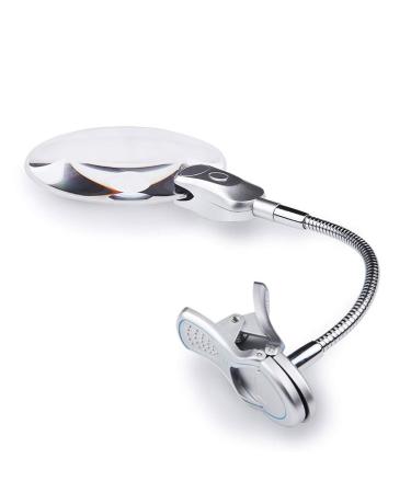 Desktop Magnifier Lighted Old Man Reading Watch HD Repair Large Mirror Children's Magnifier Good Times