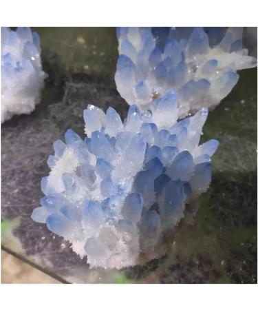 Crystal Rough Natural Crystal Rough Rare Beautiful Blue Ghost Phantom Quartz Crystal Cluster Specimen Natural StoneCrystal for Decoration 400-500g Sky Blue - Buy Online on GoSupps.com