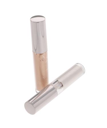 FOMIYES 2pcs Liquid Eyeshadow Makeup Highlighter Glow Eye Makeup Sparkly Eyeshadow Glitter Miss The Face