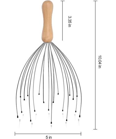 Premium 2x Head Massage Spider - 24 Claw Skin Massager for Deep Relaxation Hair Stimulation & Stress Relief - Perfect Gift! - Buy Online on GoSupps.com