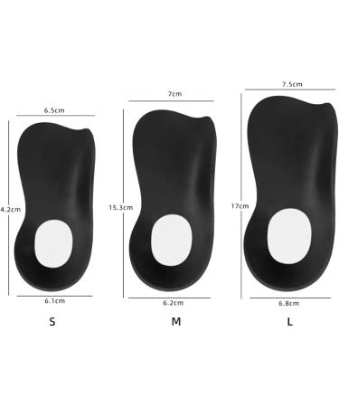 High Arch Orthotic Shoe Insoles - Relieve Foot Pain Flat Feet & Plantar Fasciitis - S/M/L Sizes Available - International Shipping - Buy Online on GoSupps.com