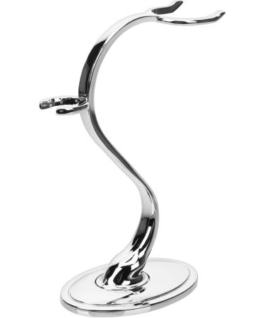 Minkissy 2-St Shaver Holder & Brush Bracket - Luxurious Razor Rack & Desk Organizer for Men - Zinc Alloy Razor Brush Stand - Buy Online on GoSupps.com