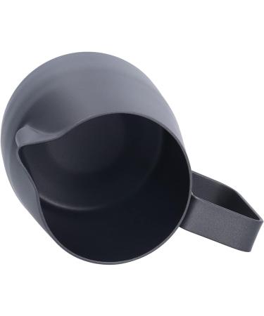 Milk Foam Jar 400ml - Black Stainless Steel Coffee Accessory | Sloping Mouth Milk Jug for Perfect Foam - Buy Online on GoSupps.com