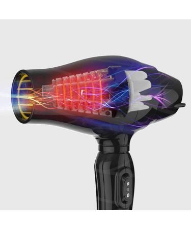 Professional Hair Dryer Travel Hair Dryer Portable Hairdryer 1200W Hot and Cold Blow Dryer with Nozzles and 2 Speeds Dual Voltage for Travel DC Motor Quiet and Light Suitable for Family Travel - Buy Online on GoSupps.com