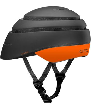 Closca Helmet Loop: Foldable Bike Helmet for Adults - Black/Orange Large - Buy Online on GoSupps.com