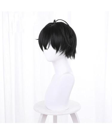 Buy Sasaki and Miyano Yaoi Miyano Yoshiku Cosplay Wig - Short Black Synthetic Fiber Wig for Men & Women | Perfect for Parties & Cosplay Events - Buy Online on GoSupps.com