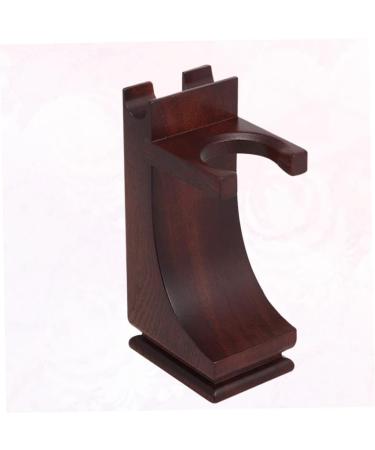 Beavorty 2-St Brush Holder & Electric Razor Stand | Wooden Shaving Tool Storage for Men | Premium Beard Grooming Accessory - Buy Online on GoSupps.com