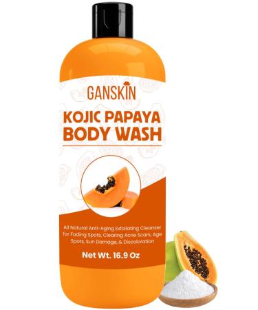Kojic Acid Soap for Hyperpigmentation Skin Brightening Kojic Papaya Body Wash Dark Spot Soap Reduces Acne Scars and Evens Skin Tone Turmeric Body Wash for Brighter Glowing Face