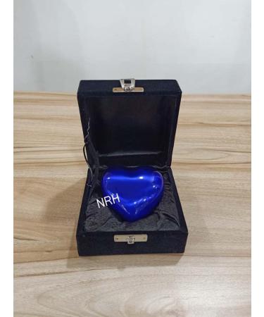 Blue Heart Keepsake Urn - Heart Cremation Urn for Ashes with Stand & Box - Mini Heart urn for Human Ashes - Honor Your Loved One with White Urn Heart Shaped - Perfect Small Urn for Adults & Infant - Buy Online on GoSupps.com
