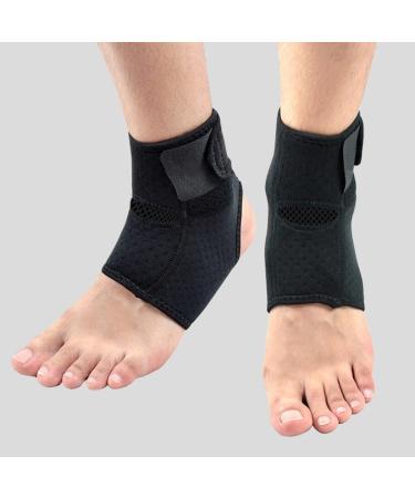 Premium Unisex Compression Ankle Support Wrap | Soft Elastic Brace for Sports & Sprains - International Shipping Available - Buy Online on GoSupps.com