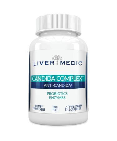 Liver Medic Candida Complex Digestive Enzymes for Gut Health  Candida Cleanse w/Herbs, Caprylic Acid & Grape Seed Extract + Probiotics for Digestive Health (60 Capsules) - Buy Online on GoSupps.com
