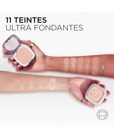 L'Or al Paris - Benefiting Perfecting Melting Powder - Enriched with Mineral Pigments & Hyaluronic Acid - All Skin Types - Perfect Match - Shade: Golden Beige (3.D) - 9g - Buy Online on GoSupps.com
