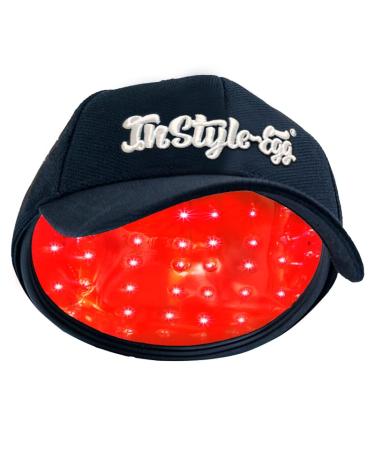 Instyle-Egg Laser Cap for Hair Growth with 80 Medical Grade Lasers, FDA Cleared Low Level Laser Therapy, Hair Regrowth System for Men and Women