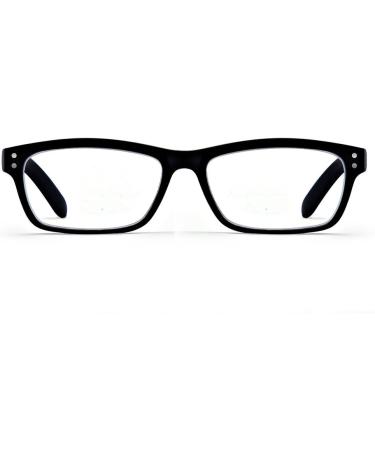 ALWAYSUV 4 Pack Black Spring Hinge Reading Glasses - Classic 2.0 Diopter Visual Aids for Men & Women | International Shipping Available - Buy Online on GoSupps.com