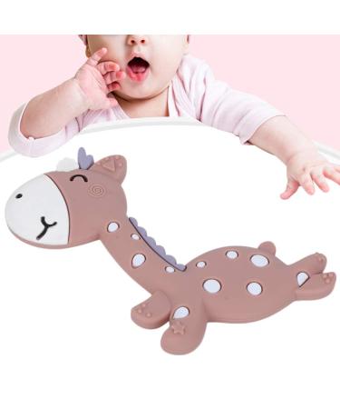 Cartoon Silicone Baby Bite Ring - Calming Teething Toy for Girls & Boys | Perfect Shower Gift - Buy Online on GoSupps.com