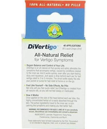 Divertigo Liquid Drops 5ml - Pack of 3 | Fast Relief for Vertigo Symptoms - Buy Online on GoSupps.com