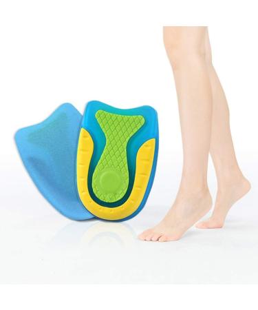 EXCEART 2 Pairs Plantar Insoles Orthotic Insoles Half Insole Half Size Pad Heel Pad Men and Women 11.3X7.5 CM - Buy Online on GoSupps.com