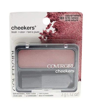 CoverGirl Cheekers Blush  183 Natural Twinkle  0.12 Ounce  183 Natural Twinkle