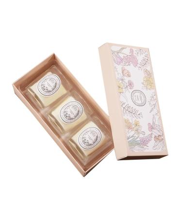 Rainfox Scented Candles Gift kit for Home and Women Aromatherapy Soy Wax Glass Jar Candle (Fruit) White