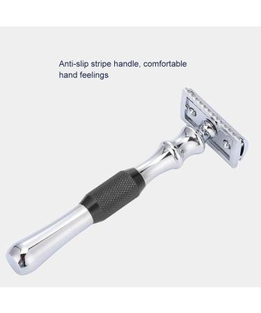 Buy Nobrands Classic Double-Edged Razor | Men's Safety Razors | Black Shaver & Base - International Shipping - Buy Online on GoSupps.com