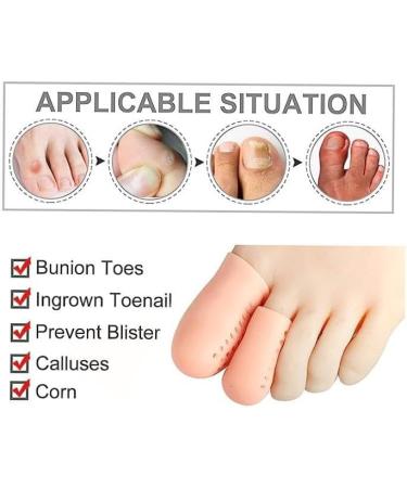 16Pcs Toe Covers Gel Sleeves Protectors - Unisex Toe Caps for Comfort - Buy Online on GoSupps.com