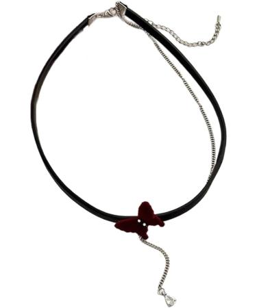 Buy Kuaiyiju Hip Hop Bowknot Adjustable Necklace - Stylish Collarbone Chain for Daily Wear | International Shipping - Buy Online on GoSupps.com