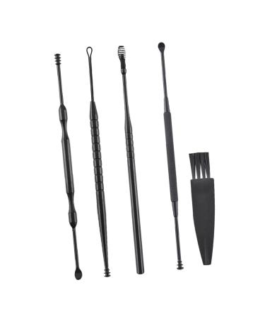 FRCOLOR Professional Ear Cleaning Kit Earwax Removal Tool Double-Head Ear Scoop Ergonomic Design Family-Friendly Easy to Clean