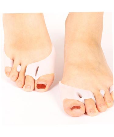 DOITOOL Bunion Forefoot Pad - 2 Pairs | Hallux Valgus Toe Separator & Thumb Straighteners | Front Cushions for Bunion Care | Assorted Colors - 8.5X5.5cm - Buy Online on GoSupps.com