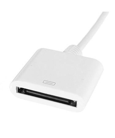 Buy White USB Cables | Apple 30pin Female to USB-C Adapter | Fast Sync & Charge - Buy Online on GoSupps.com