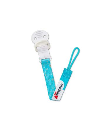 Medela Baby Pacifier Chain with Clip Fits almost all pacifiers 1 piece turquoise