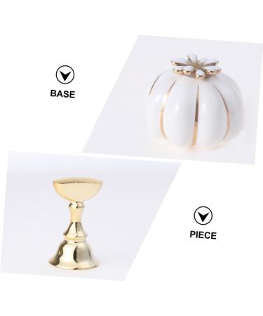 minkissy Nail Art Practice Holder Nail Art Display Stand Nail Art Practice Stands Nail Training Stand Artificial Nail Holder Nail Holder for Press Ons White Plate Pearlescent 5.4x3.5cm White - Buy Online on GoSupps.com