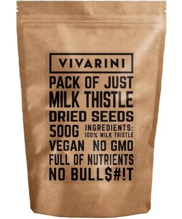 Vivarini Milk Thistle 500g | Herbal taste and deep aroma | Ideal complement to infusions - tea and yerba mate and to dishes | Milk thistle seeds | 0.5kg - Buy Online on GoSupps.com