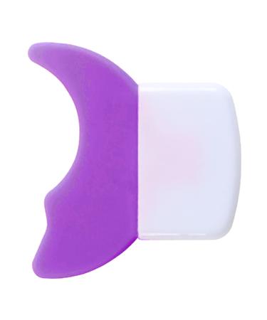 Shanrya Anti-smudge Mascara Shield for Eyelashes Double Arch Anti-smudge Eyelash Applicator Deflector Suitable for All Face Shapes (Purple)