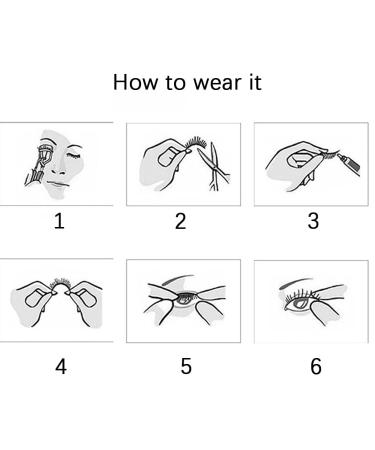 8 Pairs 25mm Thick Waterproof Reusable Fake Eyelashes - Perfect for Eye Makeup | Shop Now! - Buy Online on GoSupps.com