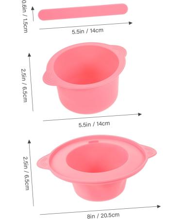 Lurrose Silicone Mixing Bowl Set for Face Masks - Reusable & Heat-Resistant Plaster Cups | Ideal for Hair Removal & Gel Mixing - Buy Online on GoSupps.com