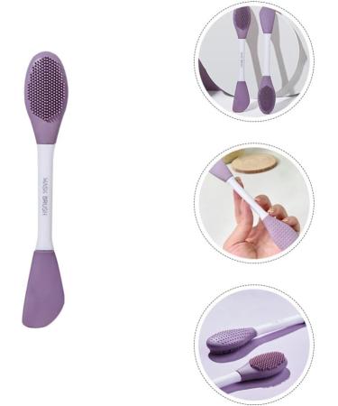 minkissy Silicone Wash Scrubber Scruber Facial Cleanser Tool Facial Scrubber for Cleaning Scrubber Tools Wash Brush Brush Plastic Applicator Brush Double Head - Buy Online on GoSupps.com