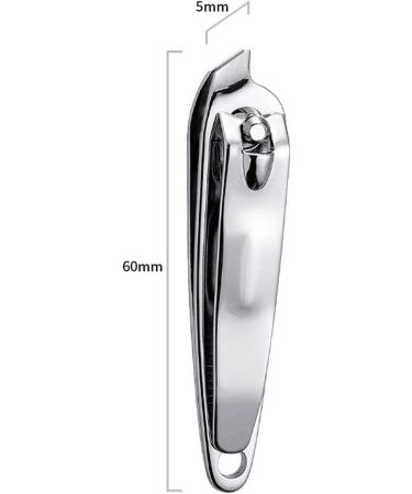 SVAASA Nail Clippers Nail Clipper Silver Stainless Steel Cutter Nipper Trimmer Knife Manicure Pedicure Tool Professional Finger Toe Clippers for Nail - Buy Online on GoSupps.com