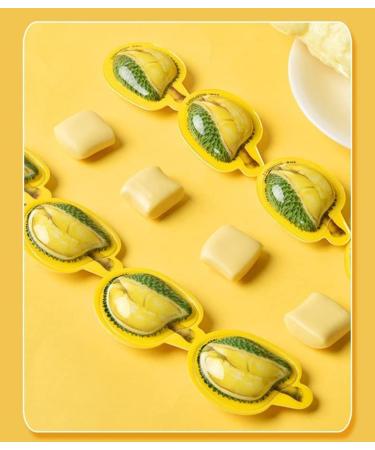 Durian Flavored Toffee Soft Candy Childhood Tastes Toffee Chinese Specialties Durian Flavored Fruit Candy New Year Candy Wedding Candy Small Gifts Snacks (14.1oz/400g(About 64 Toffee)) - Buy Online on GoSupps.com